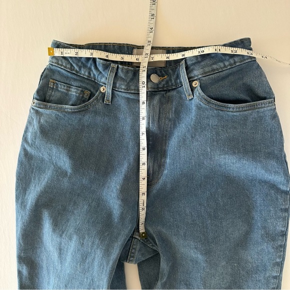 Everlane Women’s The Curvy Cheeky Jean Cropped High Waisted Light Wash Size 28 - Picture 9 of 11